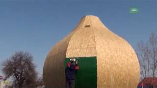 В рабочем посёлке Павловка продолжается восстановление старинного храма Воскресения Христова.