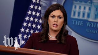 White House news briefing