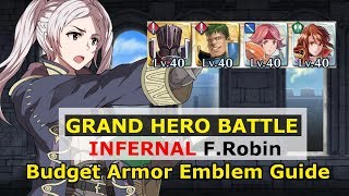 [FEH] Female Robin Grand Hero Battle Elite Quest - Budget Armor Emblem Guide - Fire Emblem Heroes
