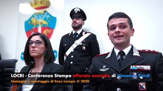 LOCRI - Conferenza stampa omicidio di Vincenzo Cordì (by EL)