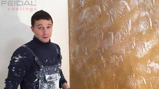 Комбинирование декоративной штукатурки и лазури по дереву!