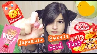 Japanese Sweets food test (Okashi)