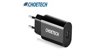 Зарядное устройство CHOETECH: вход 100—240V, выход 5V 2.4A 12W