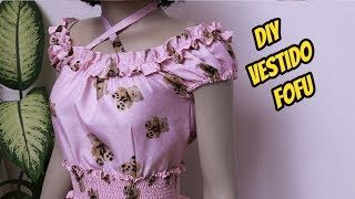 VESTIDO ESTILO ROMÂNTICO DIY Luciete Vasconcelos