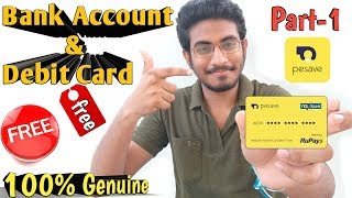 Pesave App |Free Mobile Banking Account |Yes Bank |Telugu| Free Debit Card | New Offers
