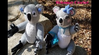 Crochet Amigurumi Koala Part 1 of 4 DIY Video Tutorial