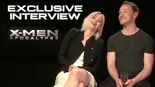 Jennifer Lawrence & James McAvoy Exclusive X-MEN: APOCALYPSE Interview (2016) JoBlo.com HD