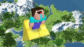 ЧТО БУДЕТ, ЕСЛИ УПАСТЬ с ОГРОМНОЙ ВЫСОТЫ в МАЙНКРАФТЕ? КАК ВЫЖИТЬ НУБУ MINECRAFT МУЛЬТИКИ МАЙНКРАФТ