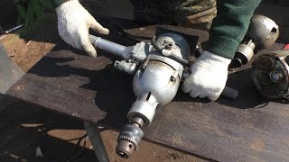 Советская дрель 3 фазы на 220 вольт "ЭЛЕКТРОСВЕРЛИЛКА" - МОНСТР