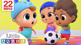 Playtime with Friends | Little Angel Nursery Rhymes and Kids Songs