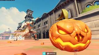Whoru Pro Genji Gameplay - 47 ELIMS! [ OVERWATCH SEASON 16 TOP 500 ]