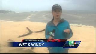 Hurricane Ana brings wet & windy conditions to Hawaii