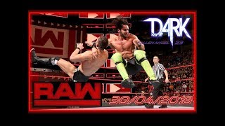 Seth Rollins vs Finn Balor un Clasico en Monday Night Raw Resultados WWE RAW 30/04/2018