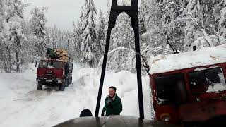 Покатушки за лесом Камазы не едут в подъёмы Опасные лесные дороги