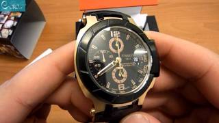 TISSOT T-Race Automatic Black Rubber Chrono Men's Watch T0484272705701 - E-oro.gr