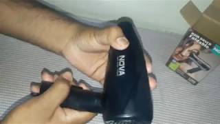 Unboxing + review :Nova Silky Shine |Hair Dryer |1200 W  | Foldable NHP |8100 Hair Dryer  (Black)