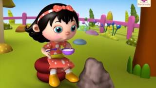 Little Miss Muffet | 3D English Nursery Rhyme for Children | Periwinkle | Rhyme #34