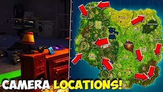 7 Different Camera Locations - Fortnite Challenges Week 2