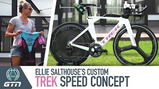 Ellie Salthouse's Custom Trek Speed Concept Pro Bike & Triathlon Kit