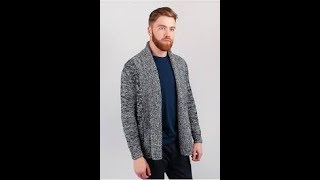 Мужской Кардиган Спицами 2019 / Male Cardigan Spokes / Männliche Strickjacke Speichen