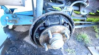 Nissan Micra K11 Rear Brake Fun (reco) pt1