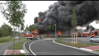 29.05.2012 Großbrand beim Fahrradversand Rose in Bocholt