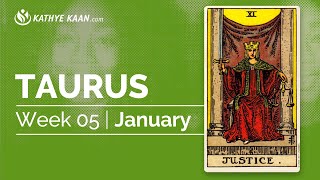 TAURUS WEEKLY PSYCHIC TAROT READING  | WEEK 05 | HOROSCOPE JANUARY 27 - 2 FEBRUARY