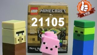 Обзор набора LEGO 21105 серии Minecraft Micro World “The Village”