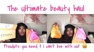 OMG I SPENT $ 1,000 DOLLARS ON BEAUTY PRODUCTS .. HUGE ULTA & SEPHORA HAUL