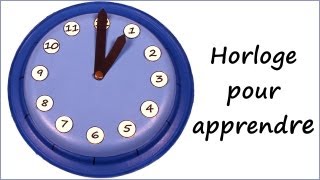 Horloge pour apprendre l'heure