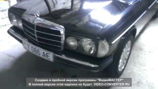 Осмотр Mercedes W123 после покраски и сборки