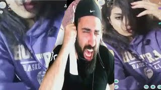 شكل البنت لما تشوف شب حلو ?قال في شي غلط مع رامي العبدالله