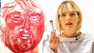 Women Paint With Period Blood