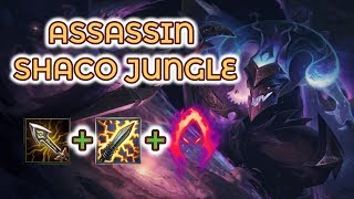 Dark Star Shaco carrying with Dark Harvest [League of Legends] Full Gameplay - Infernal Shaco