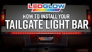 LEDGlow's LED Tailgate Light Bar Installation