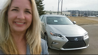 2017 Lexus ES 300h (hybrid) Luxury Package review!