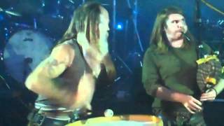 heavy metal bagpipes + drums