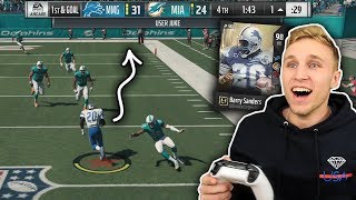 HE BROKE HIS ANKLES! 99 OVERALL BARRY SANDERS IS THE FASTEST PLAYER IN THE GAME! Madden 18