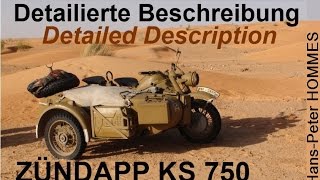 Zündapp KS 750 Beschreibung - Teil 1 - Description