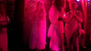 SEXY TOGA CONTEST!  What's the T?! - Toga Party Surprise!
