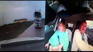 Samsun'daki korkunç kaza anı kamerada!