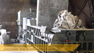 Как работает пакетировочный пресс HuaHong Y81/F-250