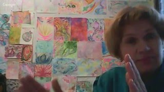 Арт-терапия рисунка для начинающих.Мастер-класс: рисуем на крахмале.