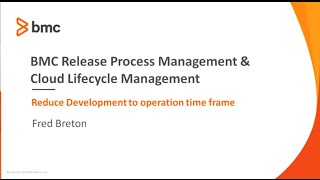 BMC Release Process Management and Cloud integration
