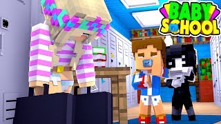 Minecraft BABY SCHOOL || BABY ALICE ANGEL & DONNY GET TEACHER LEAH FIRED FROM SCHOOL || Roleplay