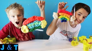 Play-Doh Art Challenge / Jake and Ty