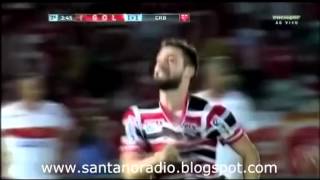Santa Cruz 2x1 CRB - Gols, Nar. Aroldo Costa, Rádio Jornal - Série B 2015