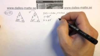Dalles matte - Ma2b lösningsförslag 3232 & 3233