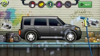 Car Wash - Cartoon about cars - Jeep, SUV | Game App for Kids - Car Wash & Design