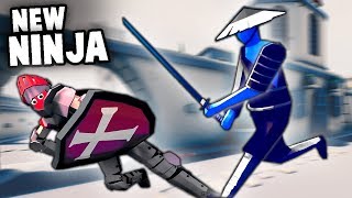TABS New NINJA Samurai vs KNIGHTS (Totally Accurate Battle Simulator New Units)